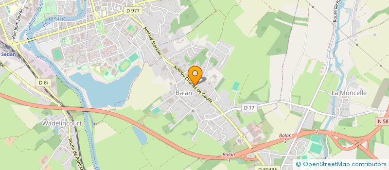 localisation de l'entreprise MADAME LYDIE BOUDRIQUE  BALAN