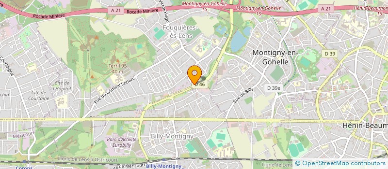 localisation de l'entreprise MADAME LYDIE BOUFFLERS à BILLY MONTIGNY