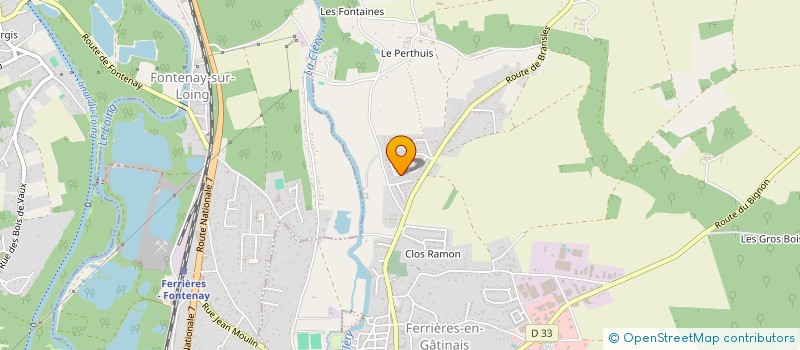 localisation de l'entreprise MADAME LYDIE BOURBON à FERRIERES-EN-GATINAIS