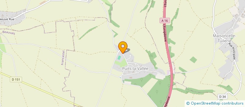 localisation de l'entreprise MADAME LYDIE BOURDON  PUITS-LA-VALLEE