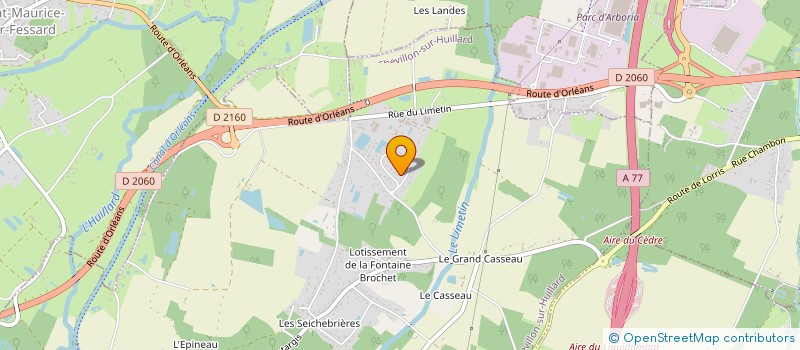 localisation de l'entreprise MADAME LYDIE BOUSSELY à CHEVILLON-SUR-HUILLARD