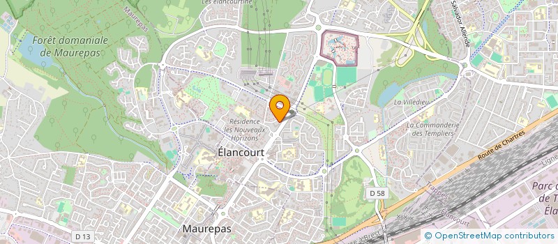 localisation de l'entreprise MADAME LYDIE BOYER  ELANCOURT