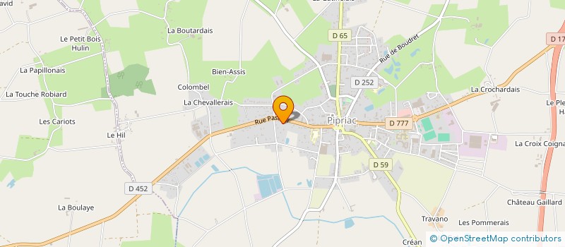 localisation de l'entreprise MADAME LYDIE BRICHON  PIPRIAC