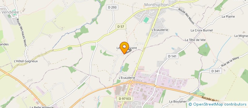 localisation de l'entreprise MADAME LYDIE BRIGITTE ODILE PAILLARD  COURCY