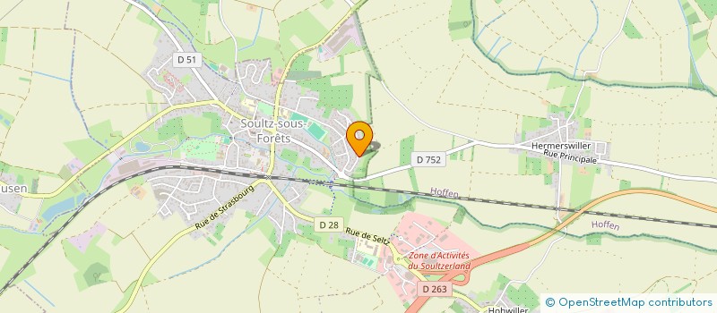 localisation de l'entreprise MADAME LYDIE CABANE  SOULTZ-SOUS-FORETS