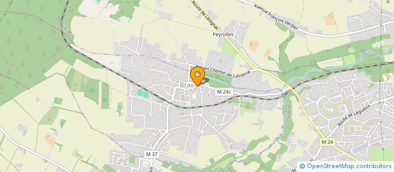 localisation de l'entreprise MADAME LYDIE CADEILHAN  BRAX