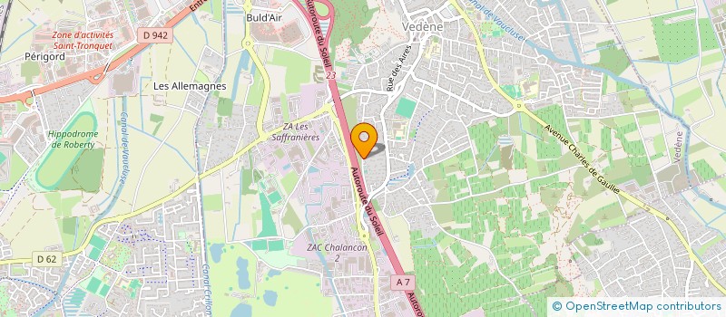 localisation de l'entreprise MADAME LYDIE CAETANO JOAO  VEDENE