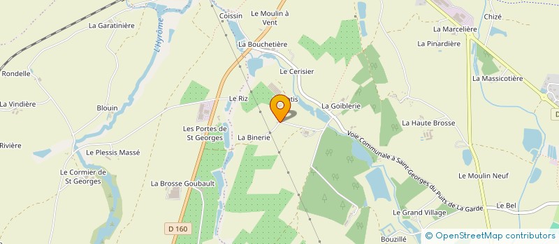 localisation de l'entreprise MADAME LYDIE CAILLEAU  CHEMILLE-EN-ANJOU
