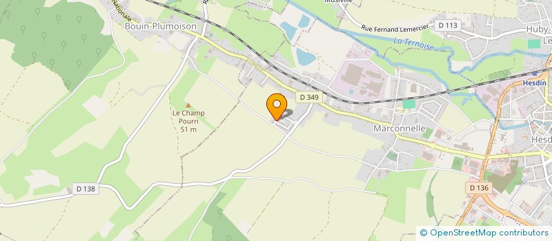 localisation de l'entreprise MADAME LYDIE CALON  MARCONNELLE