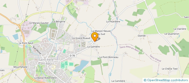 localisation de l'entreprise MADAME LYDIE CHAGNEAU  SAINT-PERE-EN-RETZ