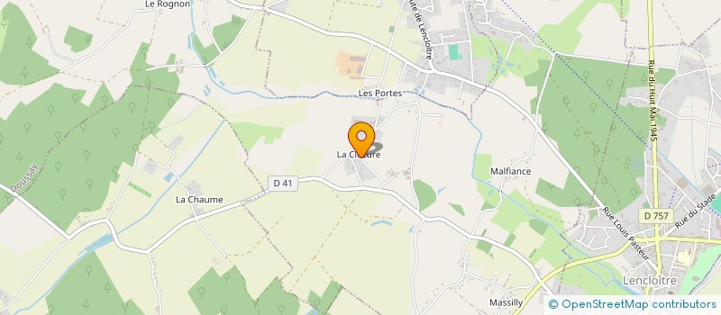 localisation de l'entreprise MADAME LYDIE CHALAS  DOUSSAY