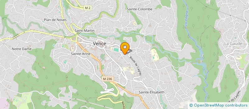 localisation de l'entreprise MADAME LYDIE CHAMBRION à VENCE