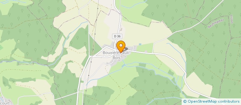 localisation de l'entreprise MADAME LYDIE CHARPENTIER  BOUXIERES-AUX-BOIS