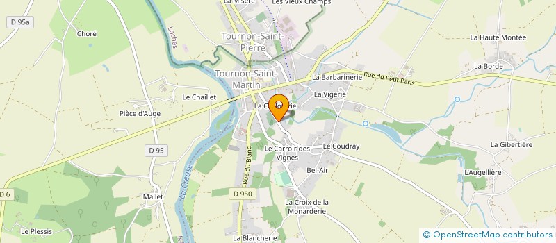 localisation de l'entreprise MADAME LYDIE CHEDOZEAU à TOURNON-SAINT-MARTIN