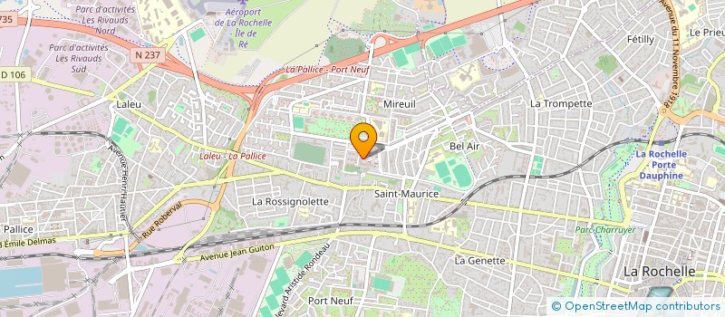 localisation de l'entreprise MADAME LYDIE CHENUSSON  LA ROCHELLE