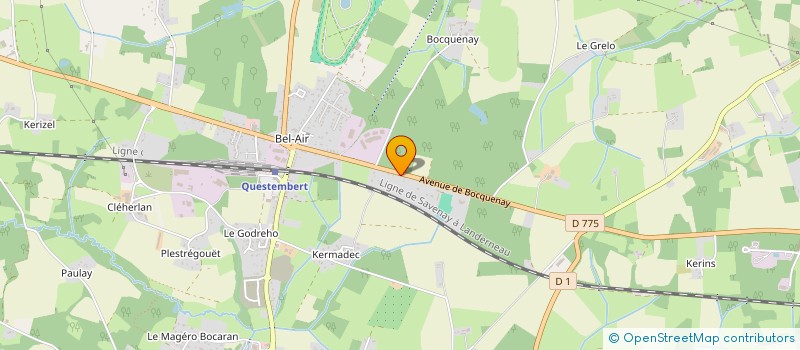 localisation de l'entreprise MADAME LYDIE CLEMENT  QUESTEMBERT