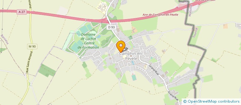 localisation de l'entreprise MADAME LYDIE COCHETEUX à CAMPHIN-EN-PEVELE