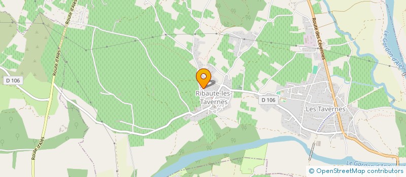 localisation de l'entreprise MADAME LYDIE COLAS  RIBAUTE-LES-TAVERNES