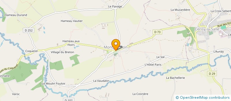 localisation de l'entreprise MADAME LYDIE COMTE  MONTPINCHON