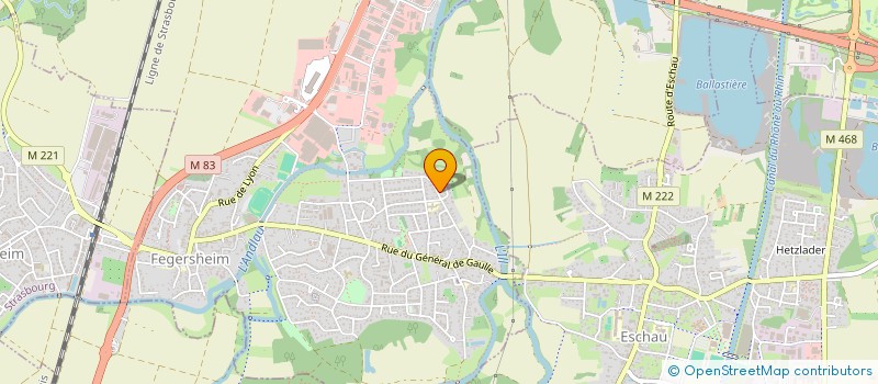 localisation de l'entreprise MADAME LYDIE COPIN  FEGERSHEIM