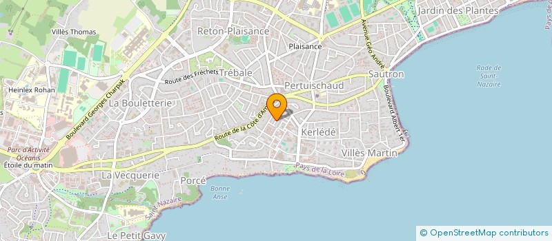 localisation de l'entreprise MADAME LYDIE CORNET  SAINT-NAZAIRE