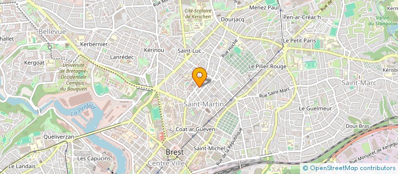 localisation de l'entreprise MADAME LYDIE CORREIA à BREST