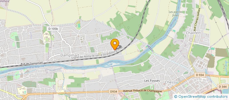 localisation de l'entreprise MADAME LYDIE COULON  DAMPMART