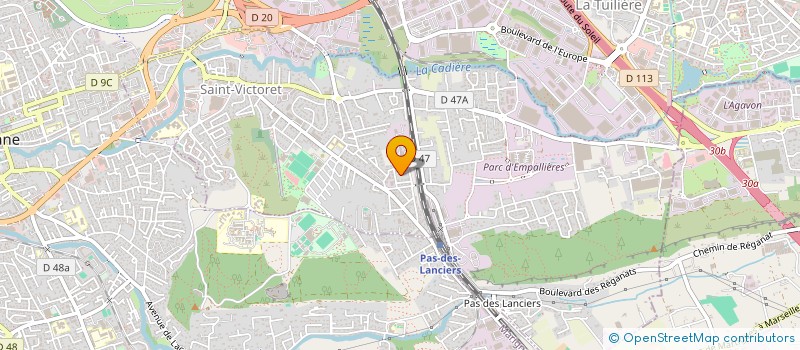 localisation de l'entreprise MADAME LYDIE CRESPY  CARRY-LE-ROUET