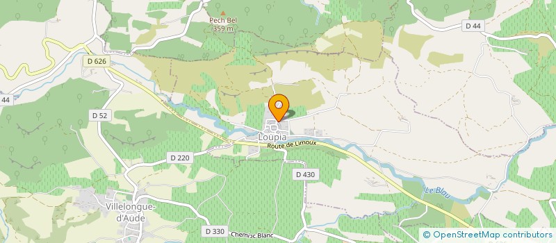 localisation de l'entreprise MADAME LYDIE CROS  LOUPIA