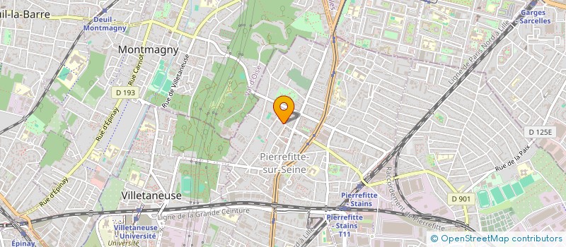 localisation de l'entreprise MADAME LYDIE CROSAZ à PIERREFITTE-SUR-SEINE