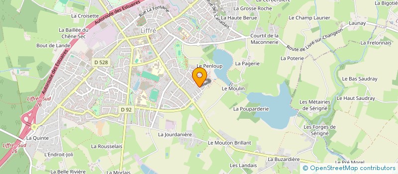 localisation de l'entreprise MADAME LYDIE DA SILVA  LIFFRE