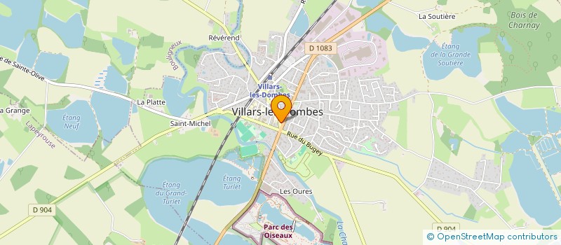 localisation de l'entreprise MADAME LYDIE DARBON à VILLARS-LES-DOMBES