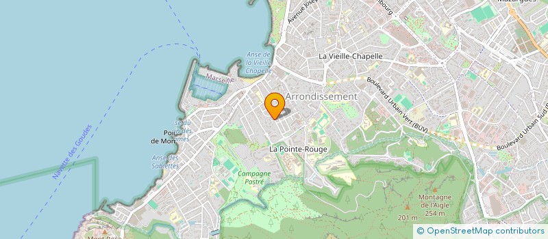 localisation de l'entreprise MADAME LYDIE DAUDE  MARSEILLE