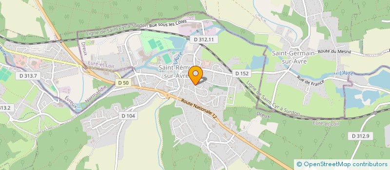 localisation de l'entreprise MADAME LYDIE DELACOUR à SAINT-REMY-SUR-AVRE