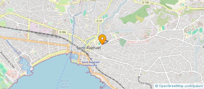 localisation de l'entreprise MADAME LYDIE DEMUYTER  SAINT-RAPHAEL