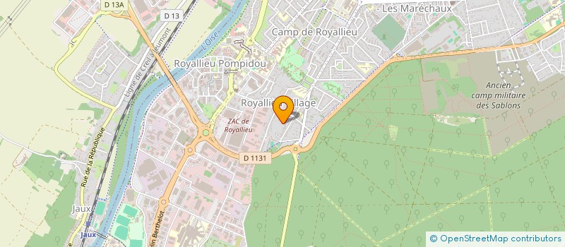 localisation de l'entreprise MADAME LYDIE DENIS  COMPIEGNE