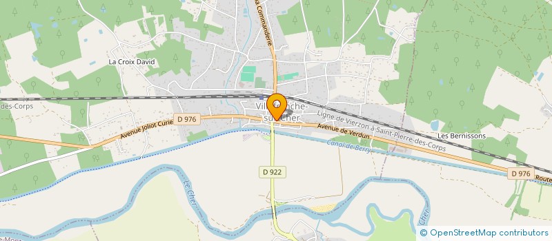 localisation de l'entreprise MADAME LYDIE DESLOGES  VILLEFRANCHE-SUR-CHER