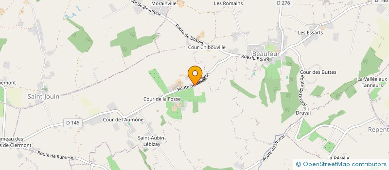 localisation de l'entreprise MADAME LYDIE DEVINAST  BEAUFOUR-DRUVAL