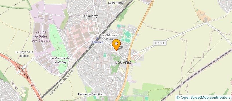 localisation de l'entreprise MADAME LYDIE DOBBELAERE  LOUVRES