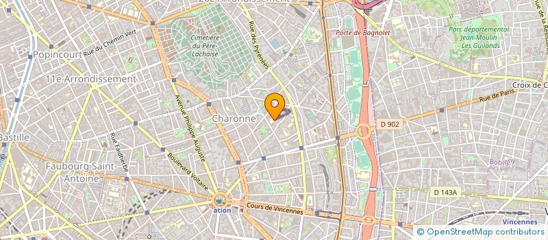 localisation de l'entreprise MADAME LYDIE DOBIN à PARIS