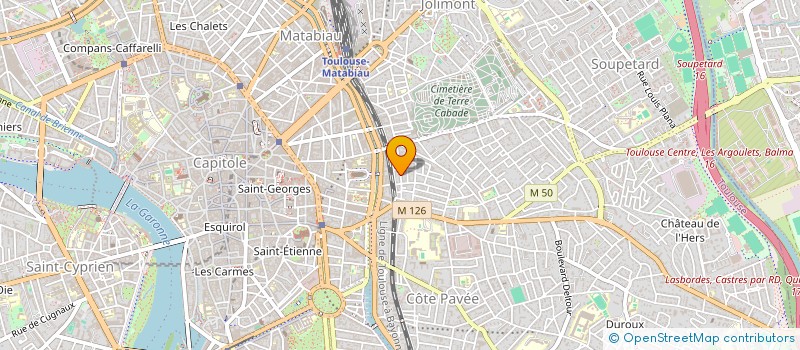 localisation de l'entreprise MADAME LYDIE DOUSSET à TOULOUSE