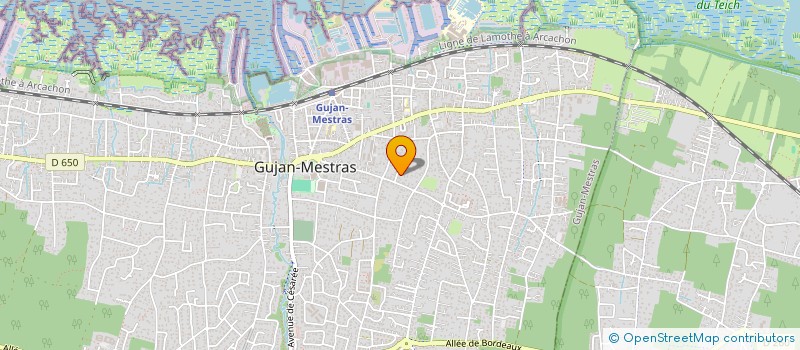 localisation de l'entreprise MADAME LYDIE DRAY  GUJAN-MESTRAS