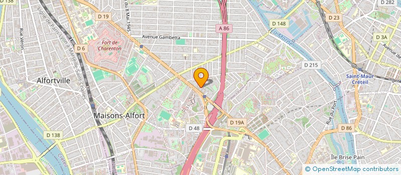 localisation de l'entreprise MADAME LYDIE DRONDE  MAISONS-ALFORT