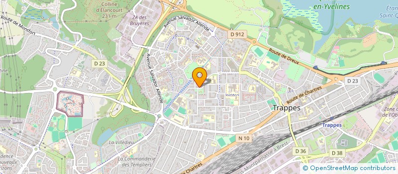 localisation de l'entreprise MADAME LYDIE DUBUS  TRAPPES