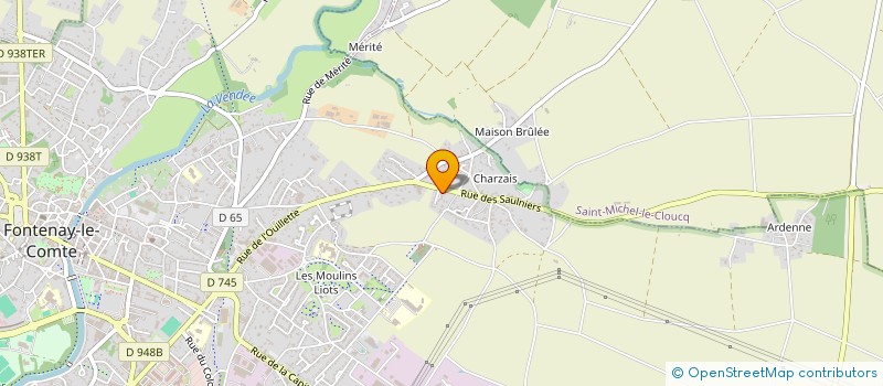 localisation de l'entreprise MADAME LYDIE DUCROCQ  FONTENAY-LE-COMTE