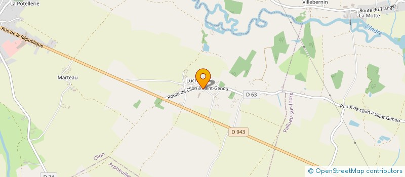 localisation de l'entreprise MADAME LYDIE DUGAS  CLION