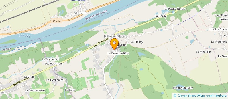 localisation de l'entreprise MADAME LYDIE DUPONT  RILLY-SUR-LOIRE