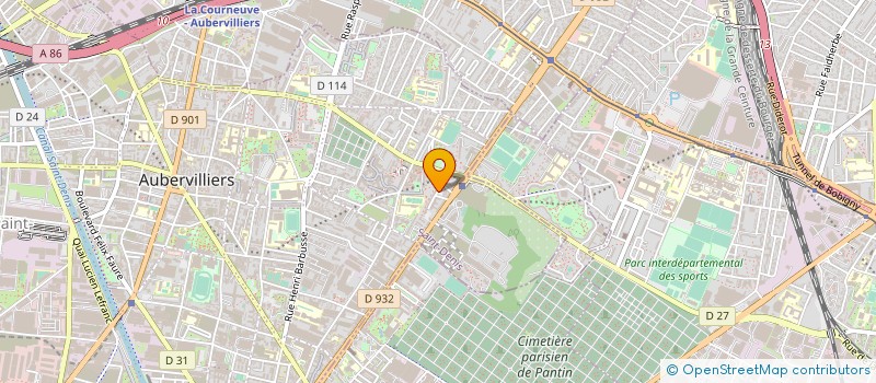localisation de l'entreprise MADAME LYDIE ECOLE à AUBERVILLIERS