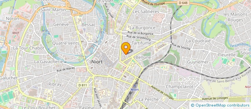 localisation de l'entreprise MADAME LYDIE ELONVE INDONGO à NIORT