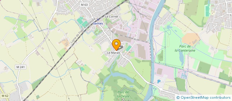 localisation de l'entreprise MADAME LYDIE EQUINE  SANTES